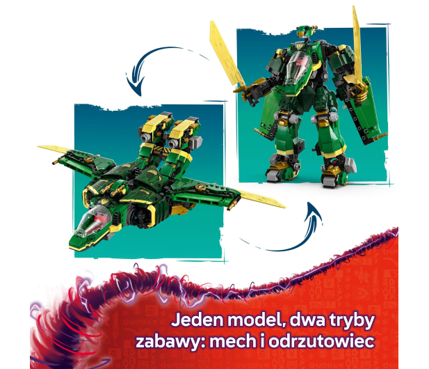LEGO Ninjago 71845 Odrzutowy mech Lloyda - 1331656 - zdjęcie 5